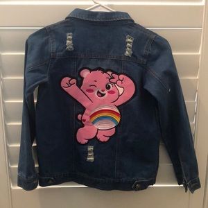 Carebear Patch Girl’s Denim Jacket